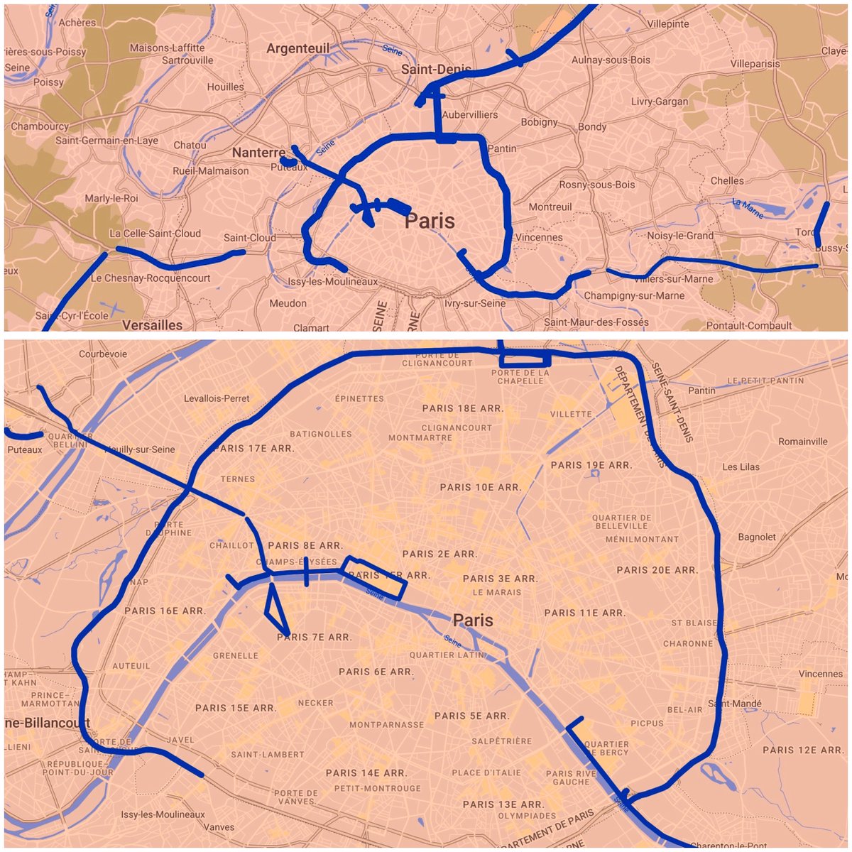 Mediavenir's tweet photo. 🥇🇫🇷 FLASH - 185 kilomètres d’axes routiers en région parisienne (dont 3 quarts du #périphérique) seront réservés de 6h à minuit aux athlètes et aux personnes accréditées, pour toute la durée des Jeux Olympiques et Paralympiques de #Paris. (Fr3) #Paris2024 https://t.co/qH0AfC8KNm