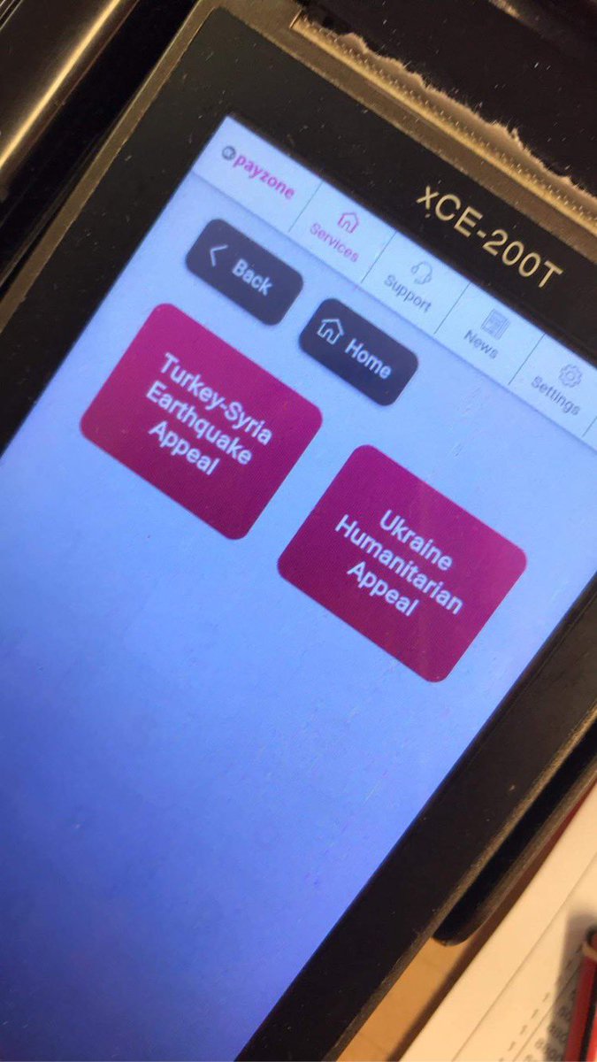 trudydavies1964's tweet photo. Our staff will be happy to assist you #Payzone @Payzone_UK 
Donate to either or both DEC earthquake appeal or the Ukraine appeal via our payzone terminal in the store.
#Woosnam #Llanidloes #Turkeynews #syriaearthquake
#earthquake #Appeal #Support #disasterresponse https://t.co/A45grxhqMr