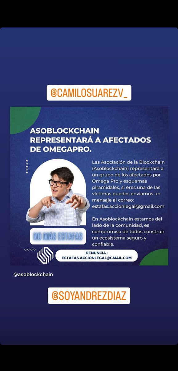 SoyAndrezDiaz's tweet image. Comparto con ustedes más detalles de como llevaremos a cabo este proceso para defender los intereses de las víctimas desde #Asoblockchain .

Podrán solicitar a través de el siguiente correo electrónico Información para que los podamos representar en el caso de este cripto-scam