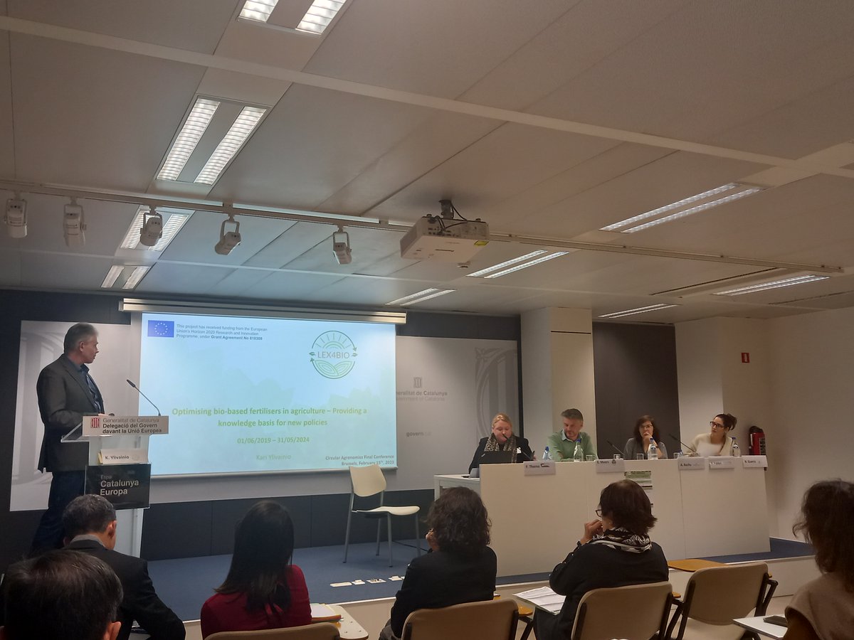 we would like to thank the representatives of <a href="/Lex4Bio/">LEX4BIO</a> , <a href="/fertimanure/">FERTIMANURE official</a>  and @Nutri2Cycle  for have shared with us their experiences on Bio-fertilisers and sustainable nutrient management.