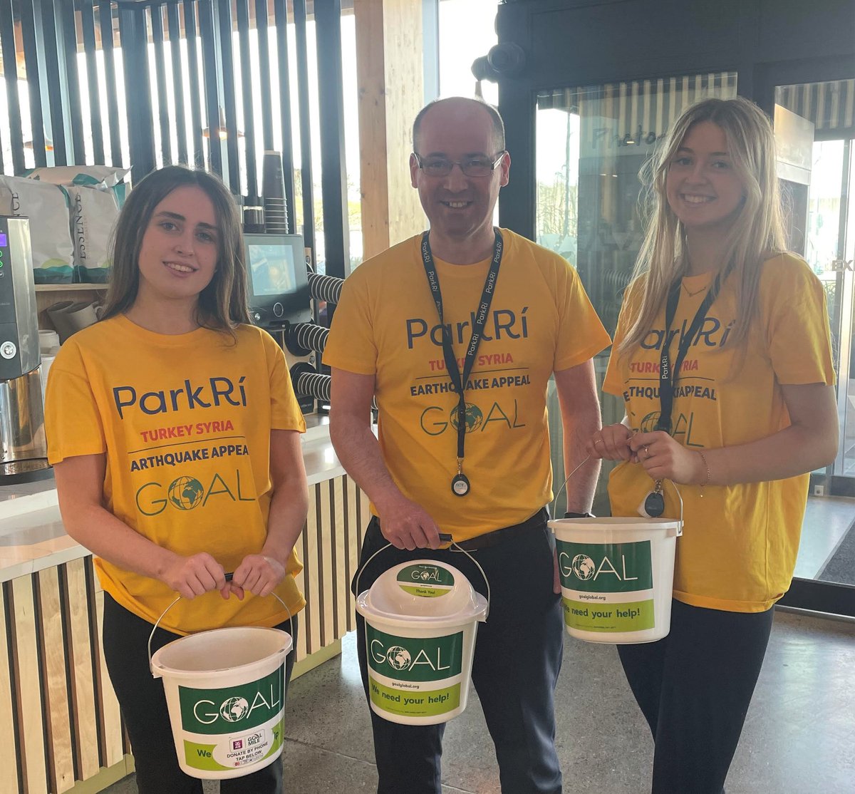 ***WOW *** 🥳 we are absolutely DELIGHTED with how our fundraiser for the GOAL Turkey-Syria Earthquake Appeal is going🥳 We had 1 DONATION OF €700-a lady who came in and asked for our Operations Director, Damien, and gave him the donation. ❤👏👏.  Still, time to donate!!