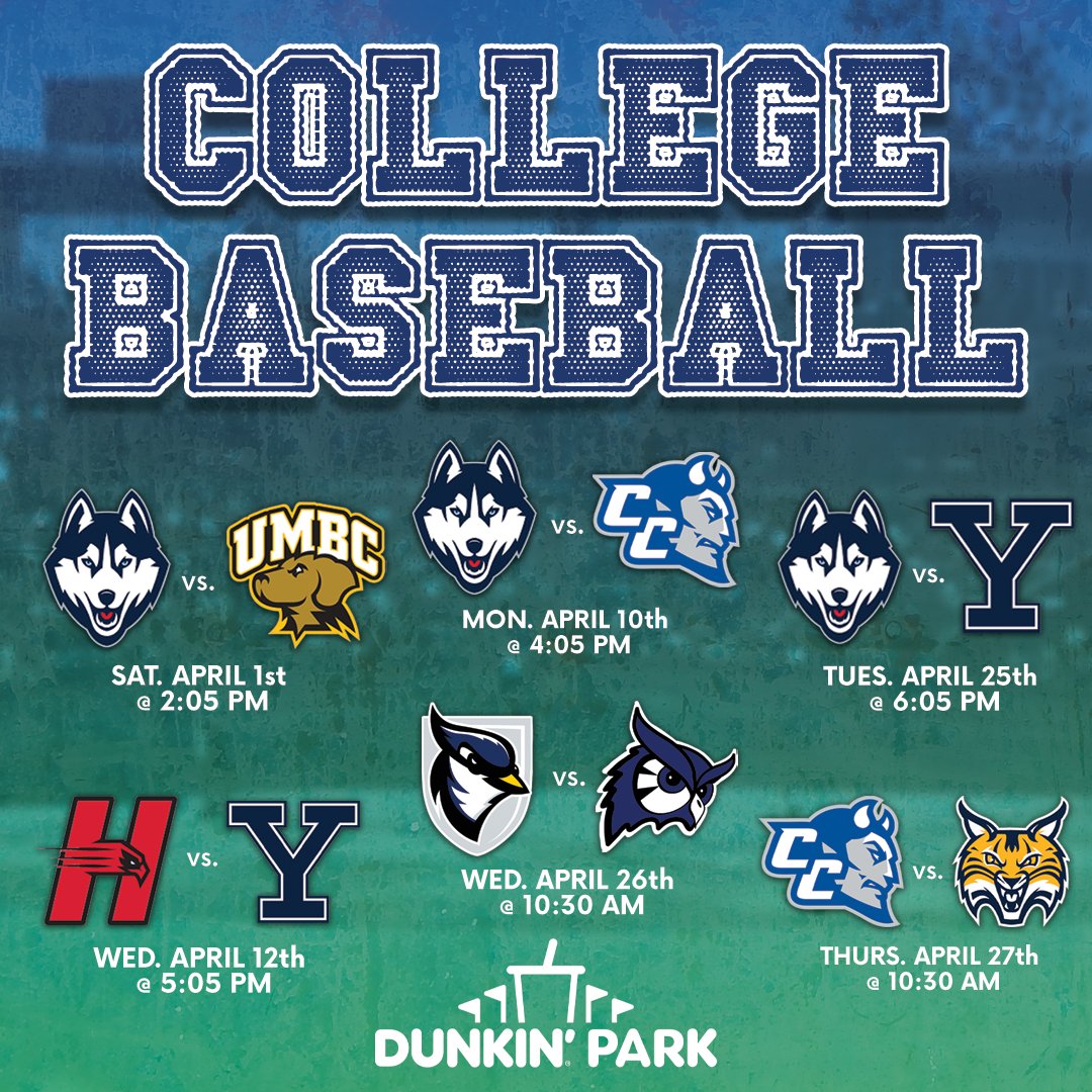 Hartford Yard Goats on Twitter "Yard Goats Baseball College Baseball 🚨JUST ANNOUNCED🚨College