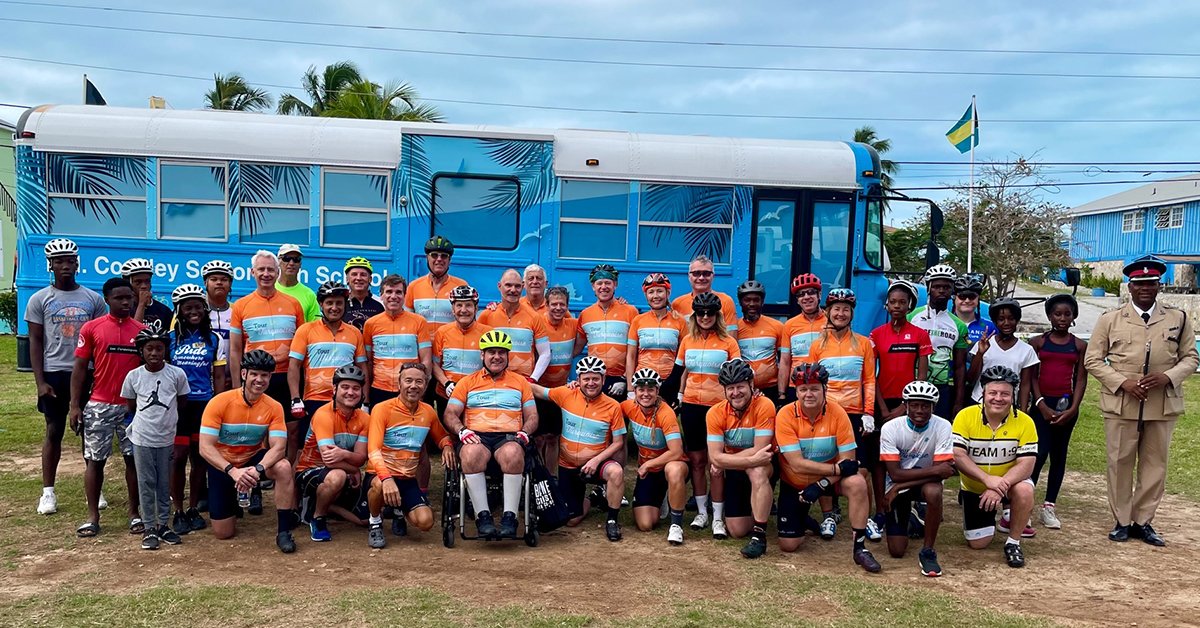 theturnlab's tweet photo. We're proud to support the Tour de Turquoise, which just raised $155,000 for the Exuma Foundation of Canada. Thanks to all participants, including Olympic gold medalists @_kmmitchell and @curtharnett! Learn more: https://t.co/oSgVhJq99i
#TheTurnLab #TurnTheTide https://t.co/Z1mRso5BSJ