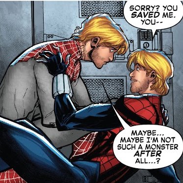 90spiderbros's tweet photo. JM DeMatteis just KNOWS how to write the #CloneBros right and it's just the best thing in the world 

also you can SEE the parallels in his writing and its so 👌👌👌 https://t.co/KjoEe2Niam