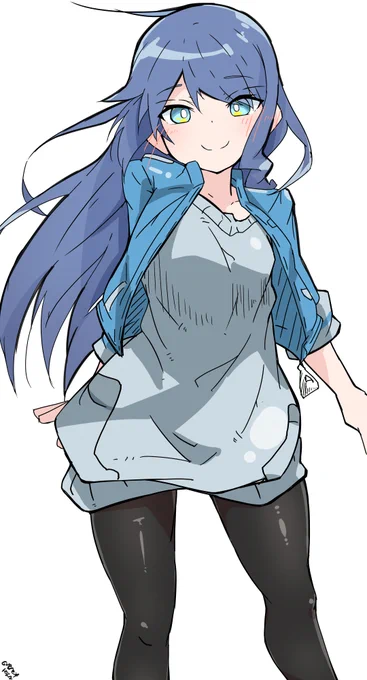 睦海ちゃん豆知識!!!( `ᾥ' )!!!じつは夜露ちゃんより背が1cm高い!!( `ᾥ' )!!( `ᾥ' )#アリスギア #アリスギアお絵かき 