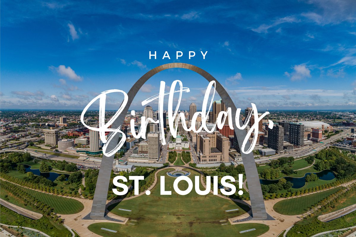 Go STL, it's yo birthday! 259 years has never looked better 😉