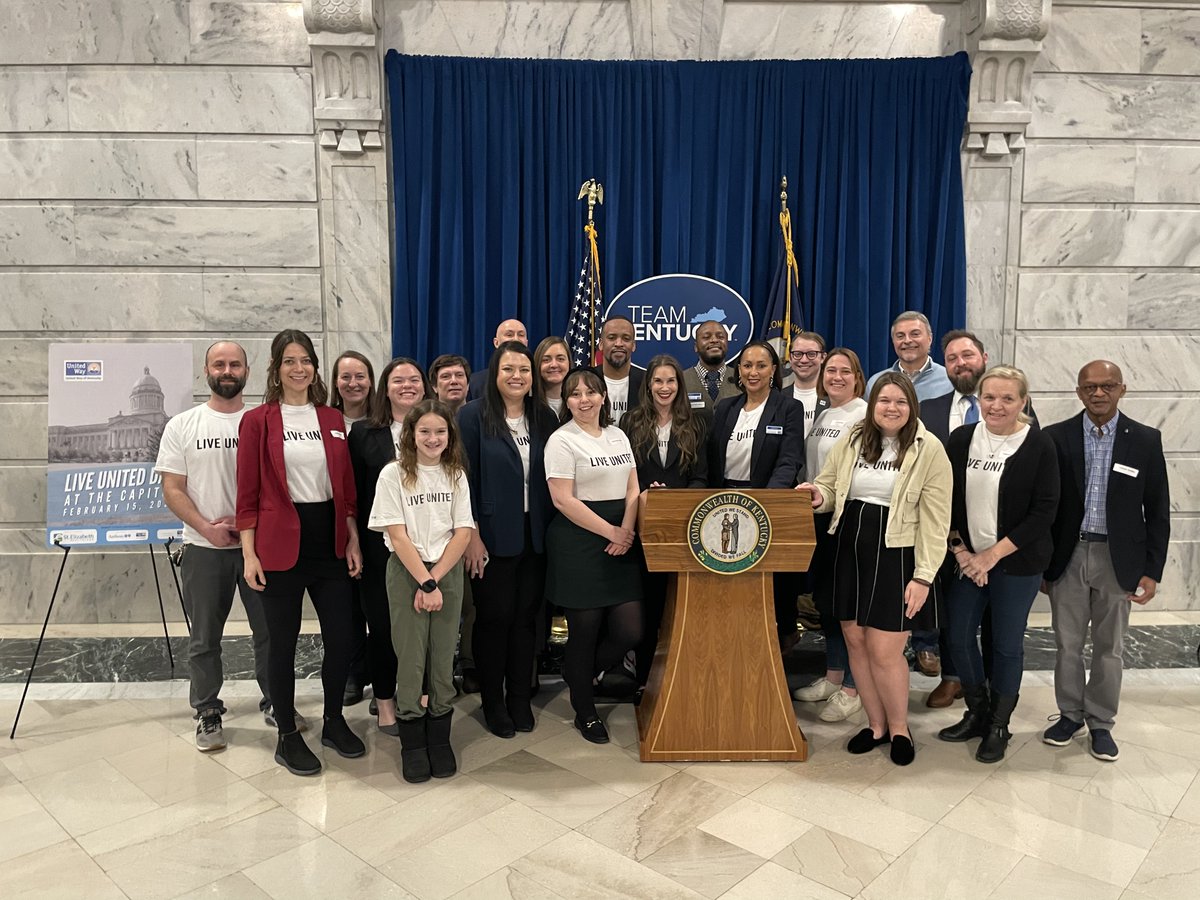 We’re in Frankfort for Live United Day at the Capitol! We’re advocating for access to quality and affordable health care, equitable education, pathways out of poverty to prosperity, and for the basic needs of all Kentuckians to be met.

#LiveUnited #kyga23 #LUD2023 #UWadvocate
