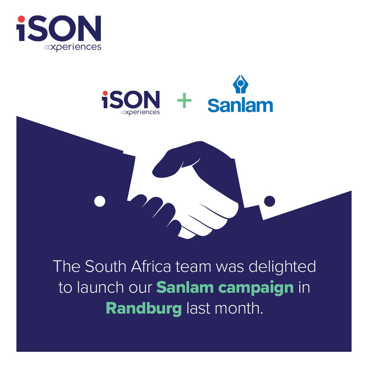 ISON_BPO's tweet photo. We are proud to announce the launch of our latest venture with Sanlam. Our outbound sales team will be responsible in generating quality leads for Sanlam’s medical aids and offerings. Congratulations to the Randburg, South Africa Team.
#iSONXperiences #Sanlam #southafrica https://t.co/BDkC1f17BU