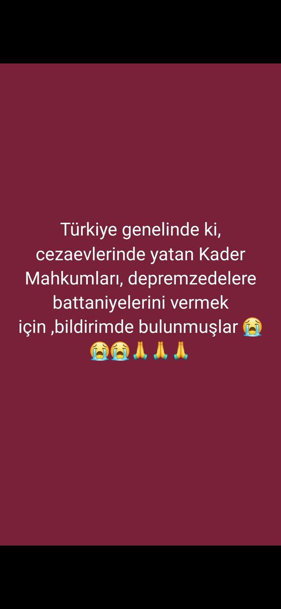 #GenelAf Mahkumlar zor durumda Aileler Zor durumda Madde Ayrımsız Genel Af İSTİYORUZ