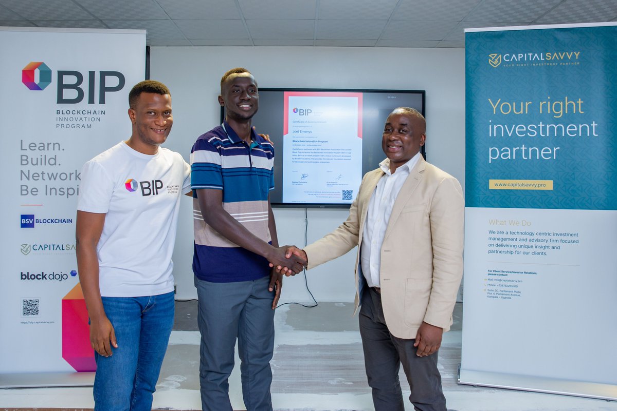 joelemenyu20's tweet photo. Yesterday marked the end of the ten-week Blockchain Innovation Program Cohort 1 journey but it was also a new beginning to greatness for us the graduates. I learn a lot from the program and am ready to share with the World my knowledge and experiences.
#BIP2023 
#Graduation https://t.co/gJoGsTGcxP
