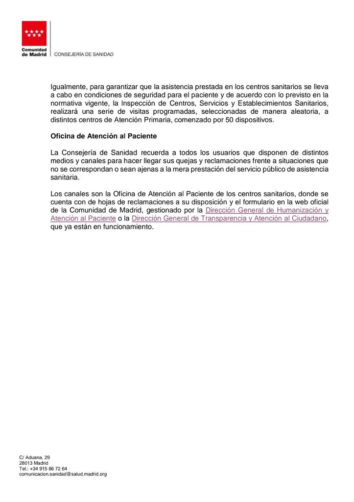 Es está siendo enviado a los centros d salud d la Comunidad d Madrid.
En el Reino d la Libertad niegan el derecho a defender la Sanidad Pública‼️
Hasta donde va a llegar su maltrato y REPRESIÓN <a href="/IdiazAyuso/">Isabel Díaz Ayuso</a> ?
NO NOS VAN A CALLAR🗯️✊🏼
#AyusoOSanidad 
#ayusonongrata #SanidadPublica