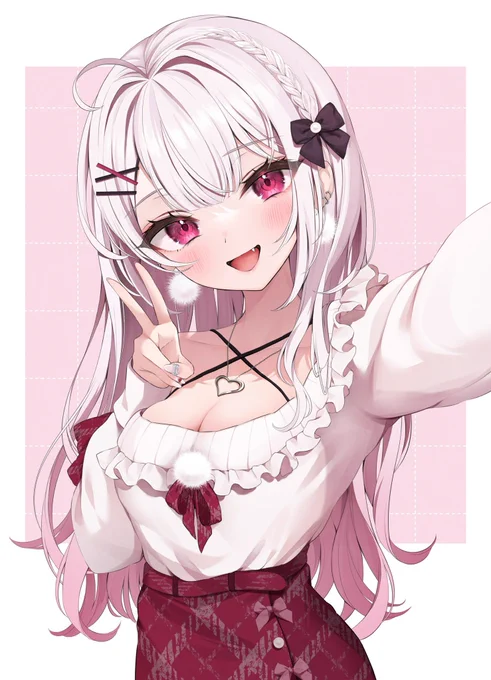 利香様(#kuroneko_datenn)のバレンタイングッズイラスト担当させていただきました!よろしくお願いいたします!: 