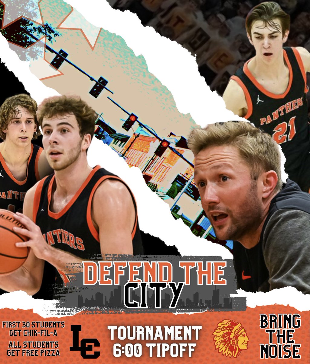 Pack the gym Thursday night! District semi-finals and region berths are at stake in an elimination game against Sequoyah. Tip-Off is at 6 PM. Please share and help spread the word. 

First 30 LCHS students get FREE Chik Fil A and all LCHS students get FREE Pizza.

GO PANTHERS!!!