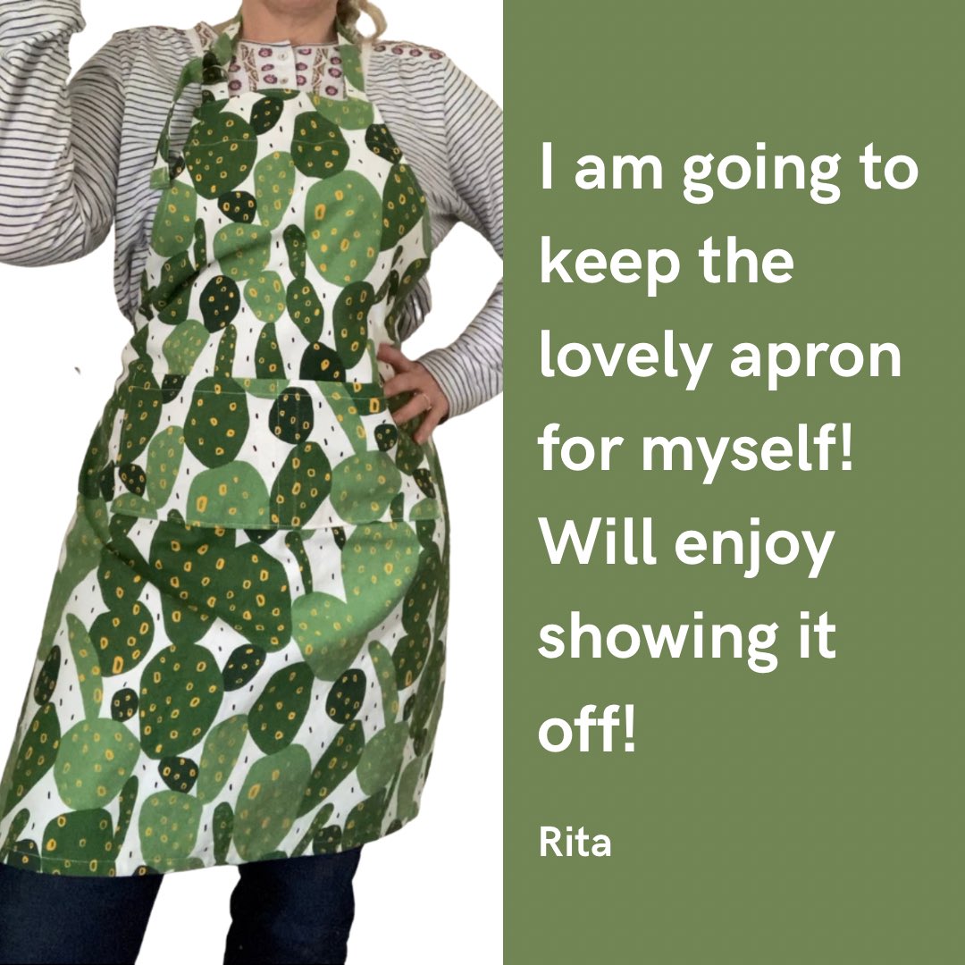 First reviews for our aprons coming in 😊 All made with organic cotton 💚

beeswaxfabricwraps.co.uk/aprons