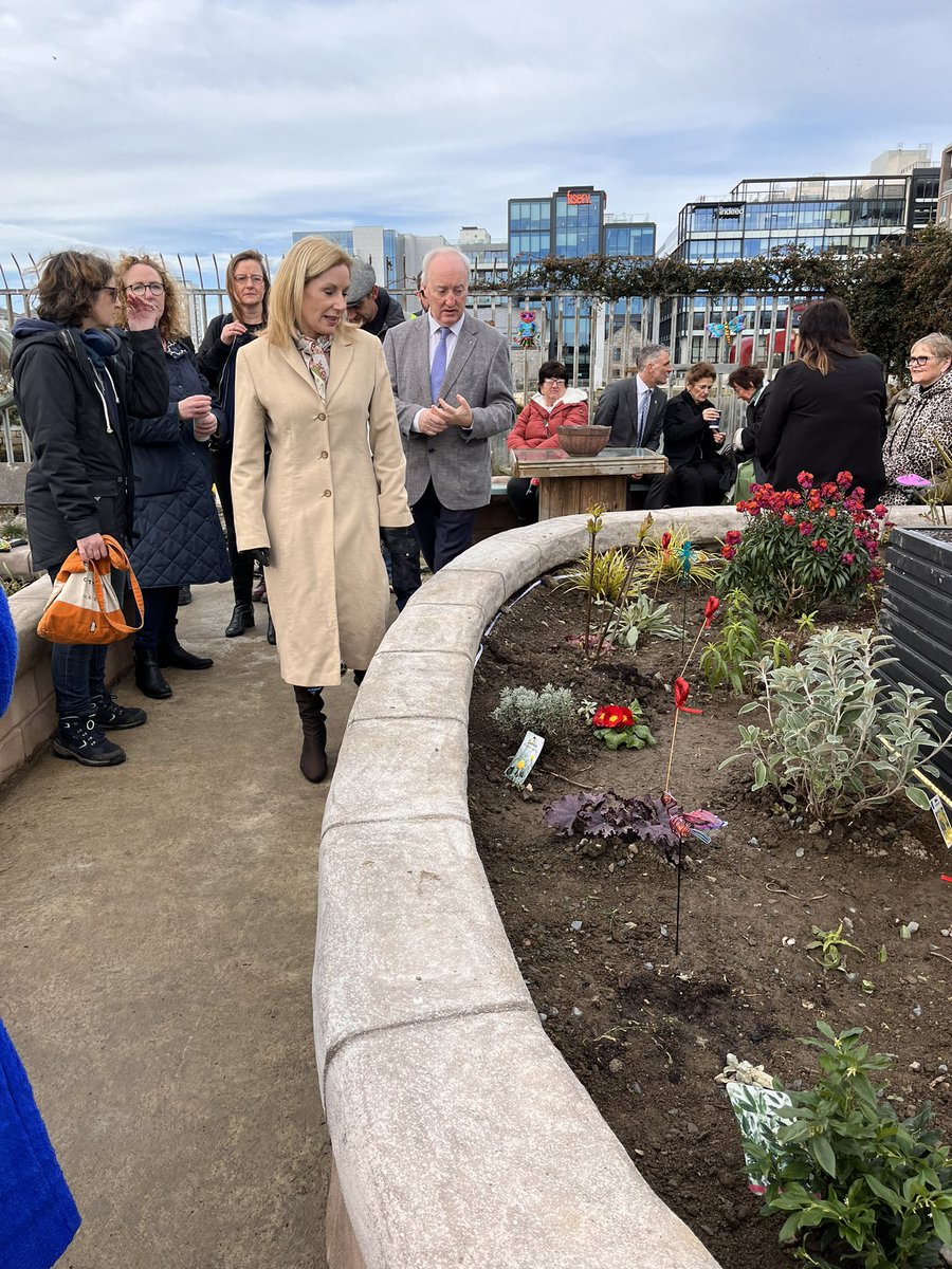 josephamadigan's tweet photo. It was great to officially launch the sensory garden at Ringsend Irishtown Community Centre today. What a wonderful addition to the Community here for all to come and enjoy! 🪴⛲️ https://t.co/6aasotThPb