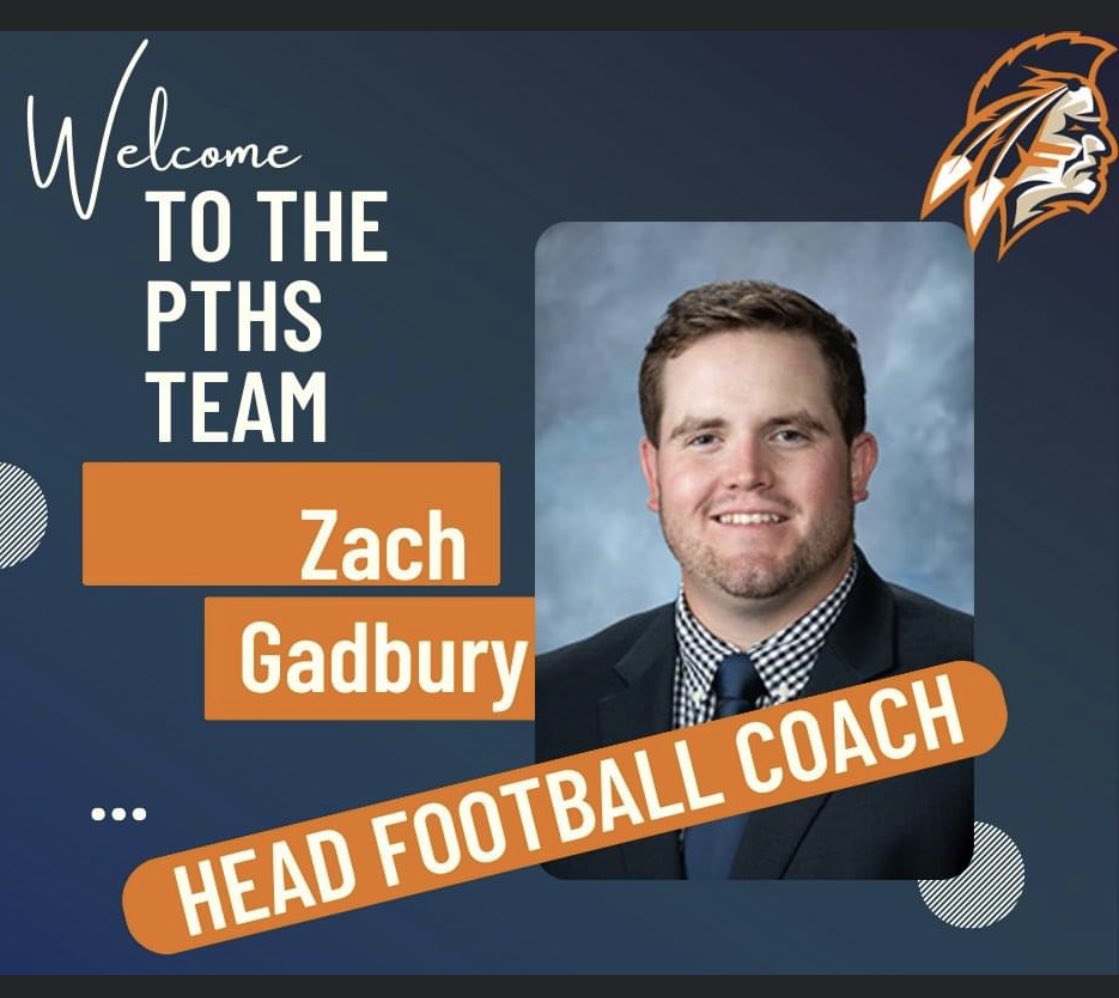 PTHS welcomes @Gadbury_SAU as new Head Coach #rolltribe
