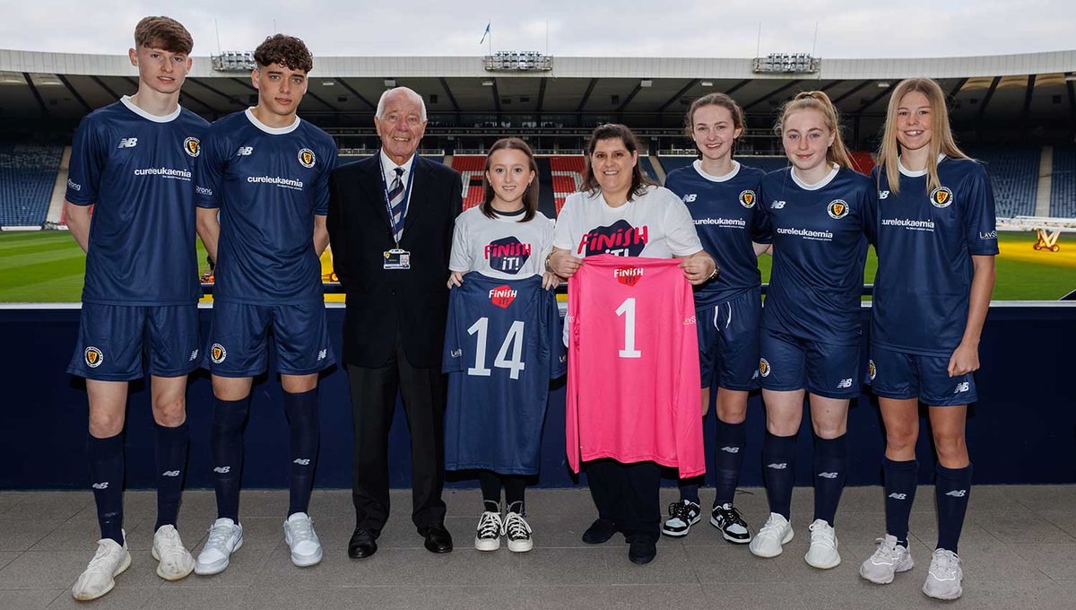 sschoolsfa's tweet photo. To mark International Childhood Cancer Day 2023 the Scottish Schools’ FA with support from the Dickson family and @CureLeukaemia are proud to announce the launch of our new International Home Team Charity kit. Read more on our website ⤵️ https://t.co/EgWNMQuDrg https://t.co/ab4W5XWZHm