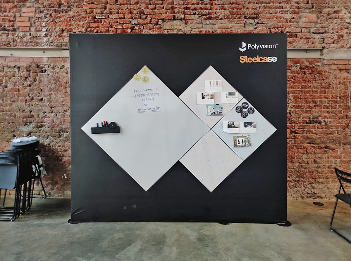 Polyvision's tweet photo. Last week we had the pleasure of attending “Practices On The Horizon” architectural design event organized by #IFBE &amp; #Steelcase in Mumbai for 6 of panel discussions, lectures and workshops exploring the future of architectural practices. https://t.co/55EBQxaBfR