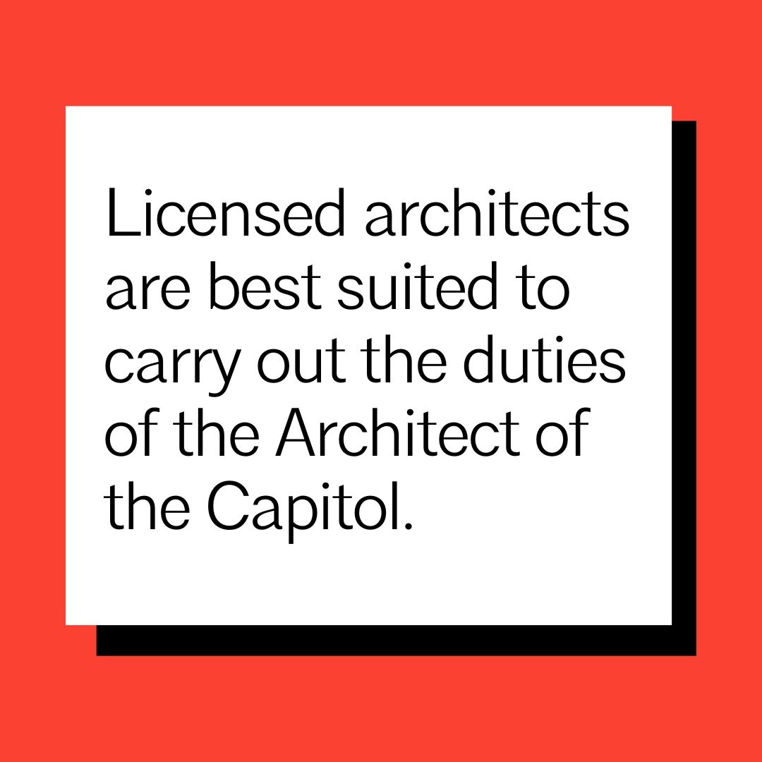 Retweet if you agree. In the coming days, we will provide Congress and the  @WhiteHouse with a diverse list of candidates to fill the Architect of the  Capitol (@uscapitol) position., image size:1080x1080