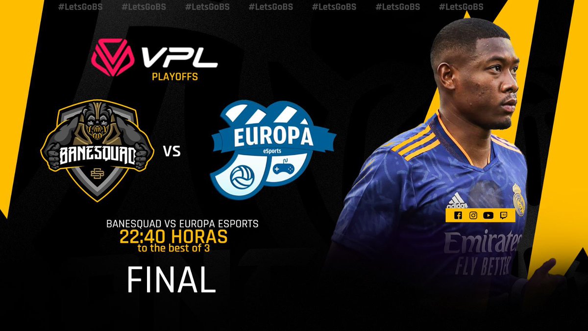 Ha pasado un año desde la creación del club, y hoy dispútanos nuestra primera final.
Todo o nada contra el gran favorito <a href="/EuropaEsports/">CE Europa eSports</a> en <a href="/VPLSpain/">VPL Spain</a> al mejor de 3. Muchos éxitos muchachos 💪

Daremos el máximo , llegar aquí no ha sido fácil.
#elequipodelpueblo