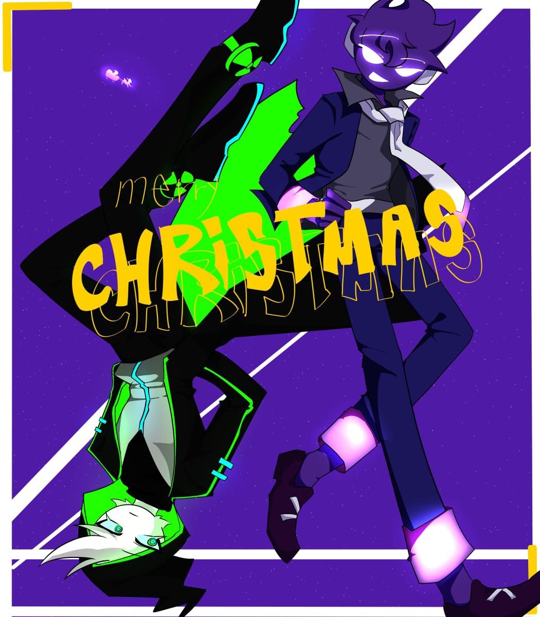 LectroShadow19's tweet photo. (^з^)-☆Chu!! 💜💜💜💜 #ravoid #fnfvoid #fnfradi https://t.co/OSezqsm9em