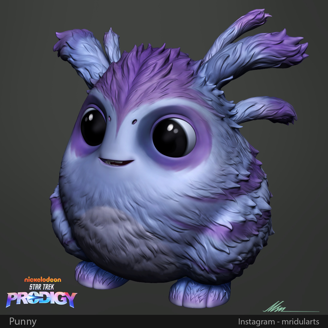 sen_mridul's tweet photo. The cute Punny character I sculpted for the show "Star Trek : Prodigy" of @NickAnimation
My Insta : https://t.co/N2B7SgX2i3

#startrekprodigy #nickelodeon #paramountplus #charactersculpt #zbrush #zbrushsculpt #animation https://t.co/iPO9Em7h0d