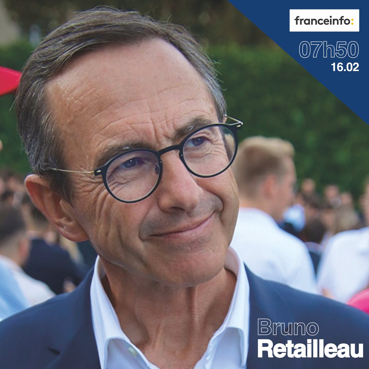 BrunoRetailleau's tweet image. Retrouvez moi dans la matinale de @franceinfo demain à 7h50 !