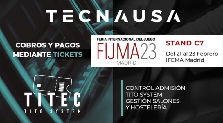 <a href="/TecnausaRec/">Tecnausa Recreativo</a> te esperamos en FIJMA23 en Madrid del 21 al 23 de Febrero. No te lo pierdas!!