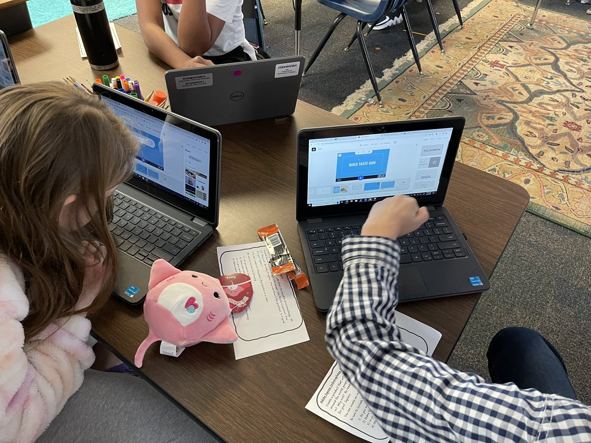 kfyoder1's tweet image. Enjoying our fabulous Tech resources and a helping hand from Dr. A, 4th Gr 🎯Ss are sharing the benefits of entomophagy using Adobe Express.  @NESTarget @NESBraves @bamaria12 @MrsTLCline @CobbAlp #lovetothinkhere