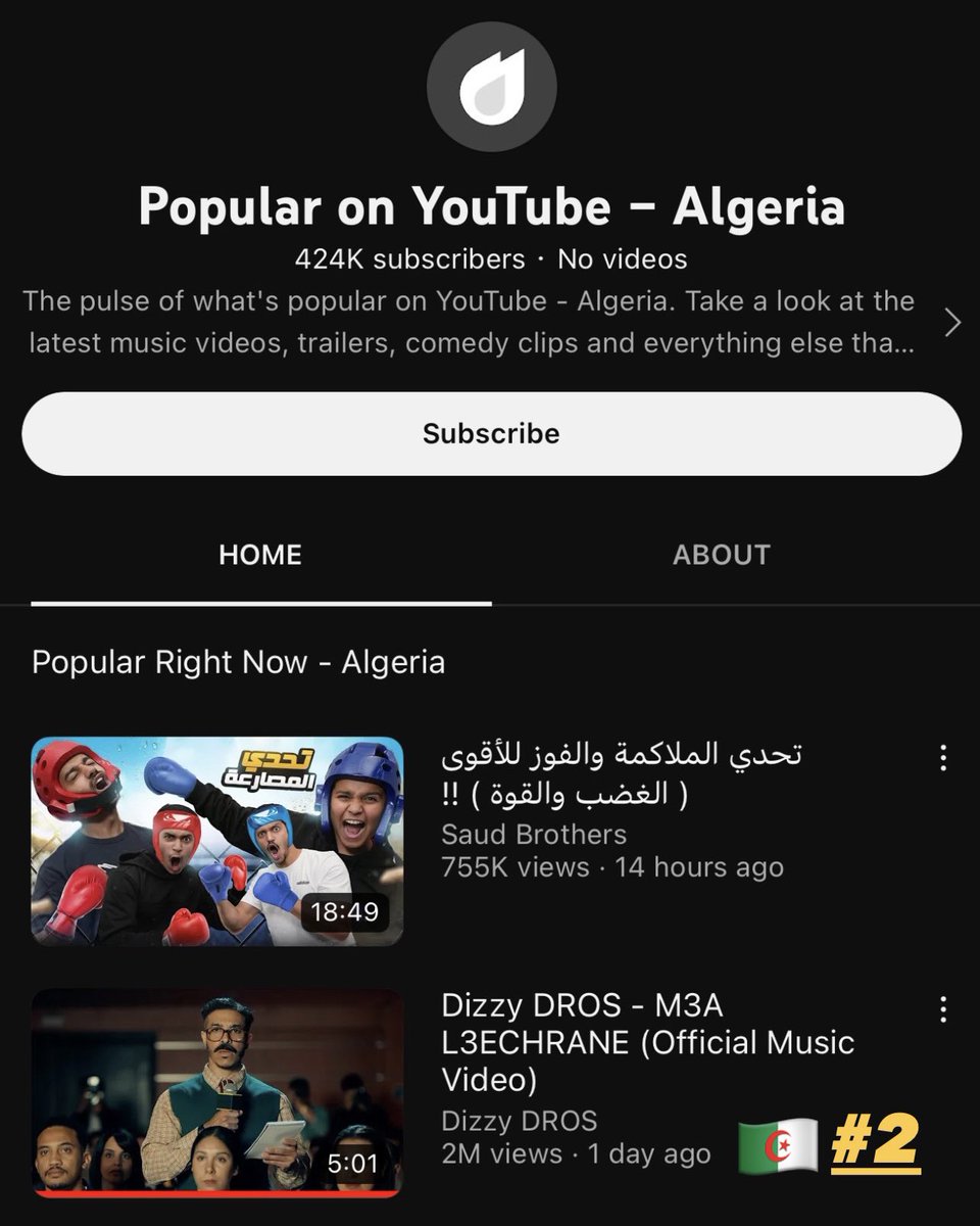 dizzydros's tweet photo. M3a L3echrane in 24h:

#1 Trending in Morocco 🇲🇦
#1 Trending in France 🇫🇷
#2 Trending in Spain 🇪🇸
#1 Trending in Algeria 🇩🇿
#7 Trending Worldwide 🌍

LET’S GO 🚀
https://t.co/gZoNfhltLU https://t.co/k54SxuKtyU