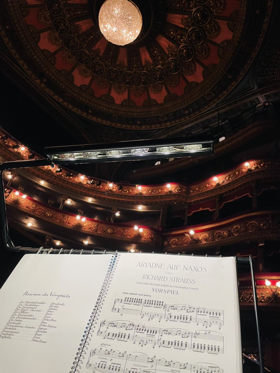 Well after a lovely weekend in Hebden Bridge I didn’t expect to be thrown on to sing #Ariadne <a href="/Opera_North/">Opera North</a> this week. A big Gesundheit to all my colleagues who are ailing, it’s been wonderful to revisit this role on home turf and a pleasure to be a temporary part of the process.