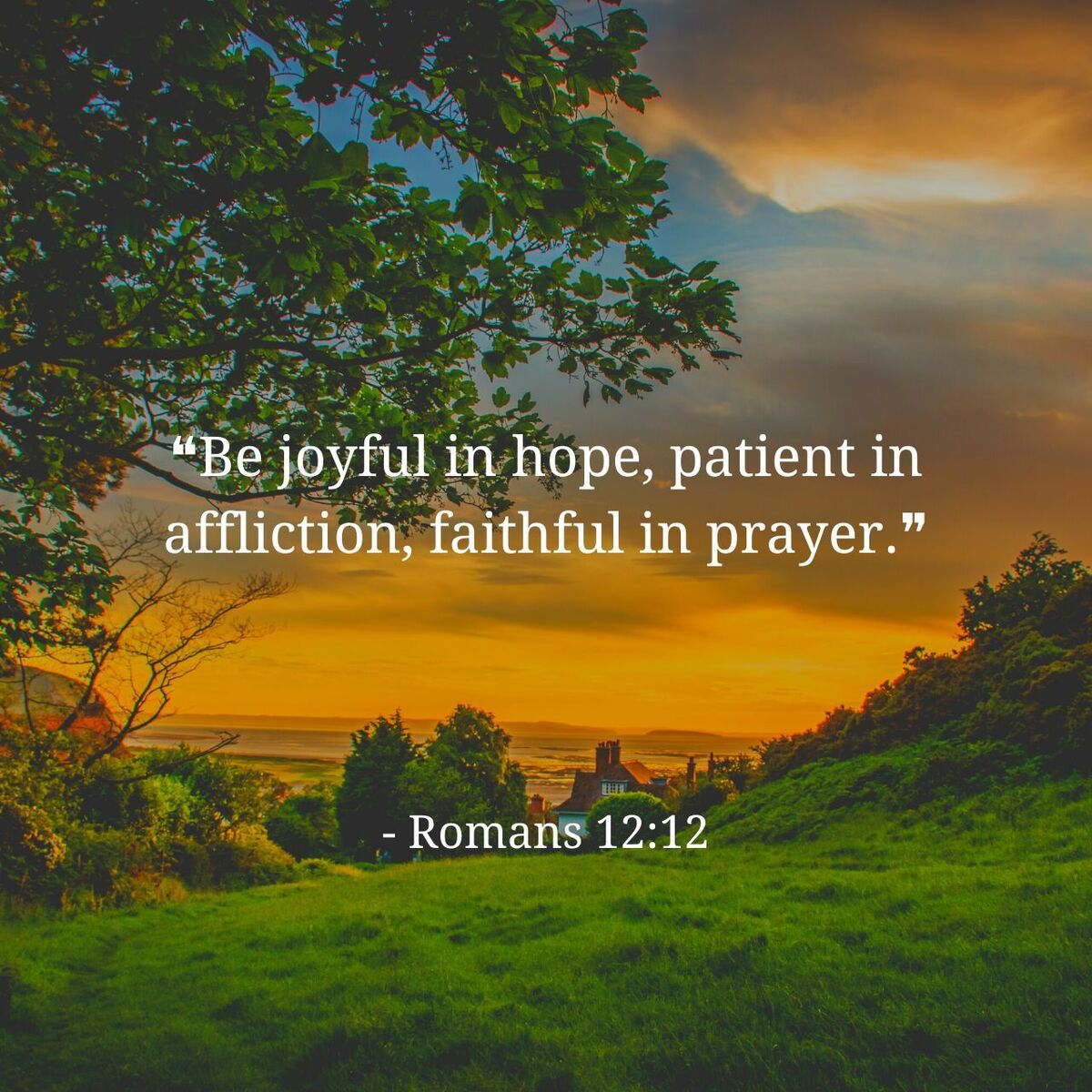 We are also called to be patient in affliction. The trials we face shape us and make us stronger. Recognize that God is with us every step of the way. Lastly, we are encouraged to be faithful in prayer. Stay connected to God and bring your worries and concerns to Him. #GodBless