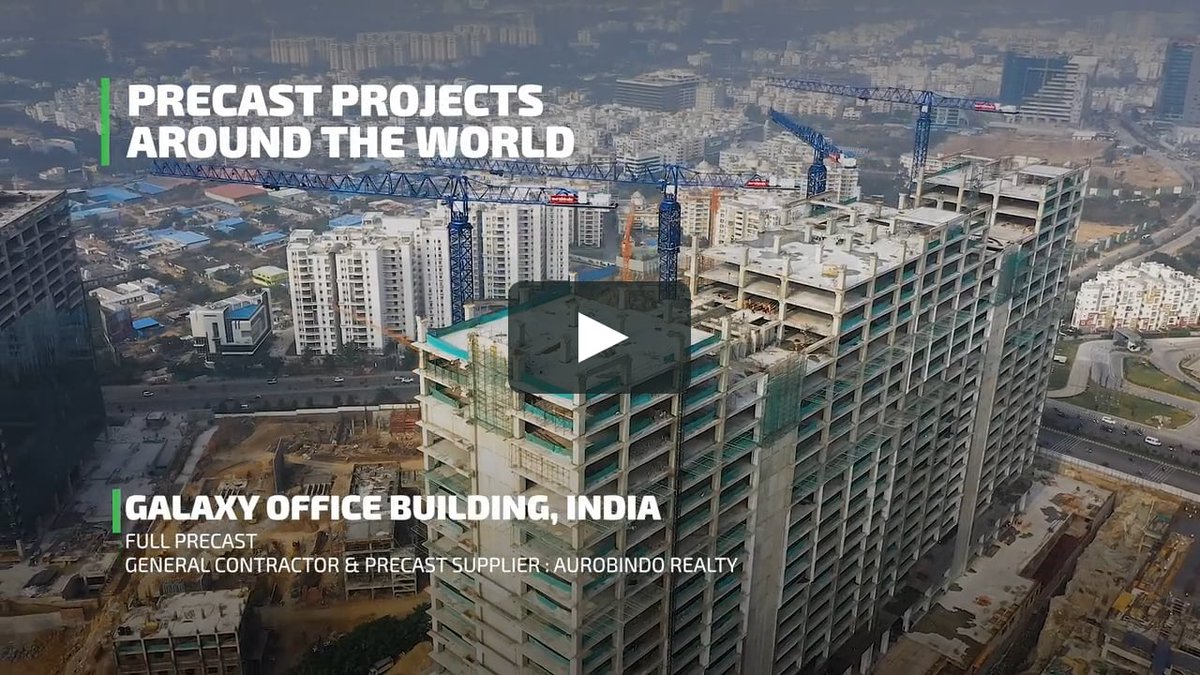In addition to being sustainable, cost-efficient, and high-quality, #precastconcrete can also be beautiful! 🤩 Check this video out and see for yourself 👉  bit.ly/3E50qPo #architecture #howprecastbuilds