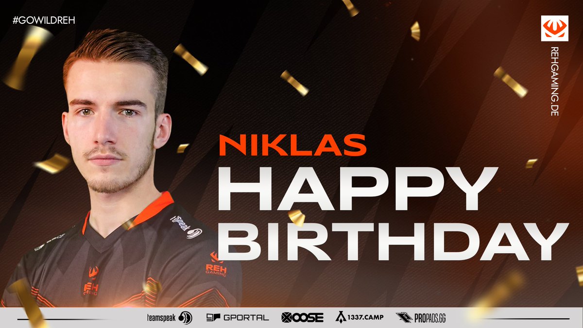 REHGaming's tweet photo. Heute hat unser Community Manager @Vaughn_REH Geburtstag! 🎉🎂
Wir wünschen dir alles erdenklich Gute und hoffen dass du den Tag genießen kannst 🧡

#GoWildREH 🦌 https://t.co/HPkNGurf8R