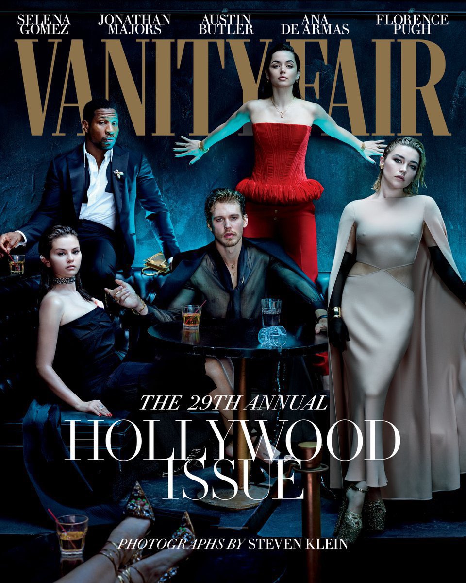 Vanity Fair sort son édition spéciale « Hollywood Issue » à l’occasion des #Oscars 

Selena Gomez, Jonathan Majors, Austin Butler, Ana de Armas et Florence Pugh photographiés par Steven Klein