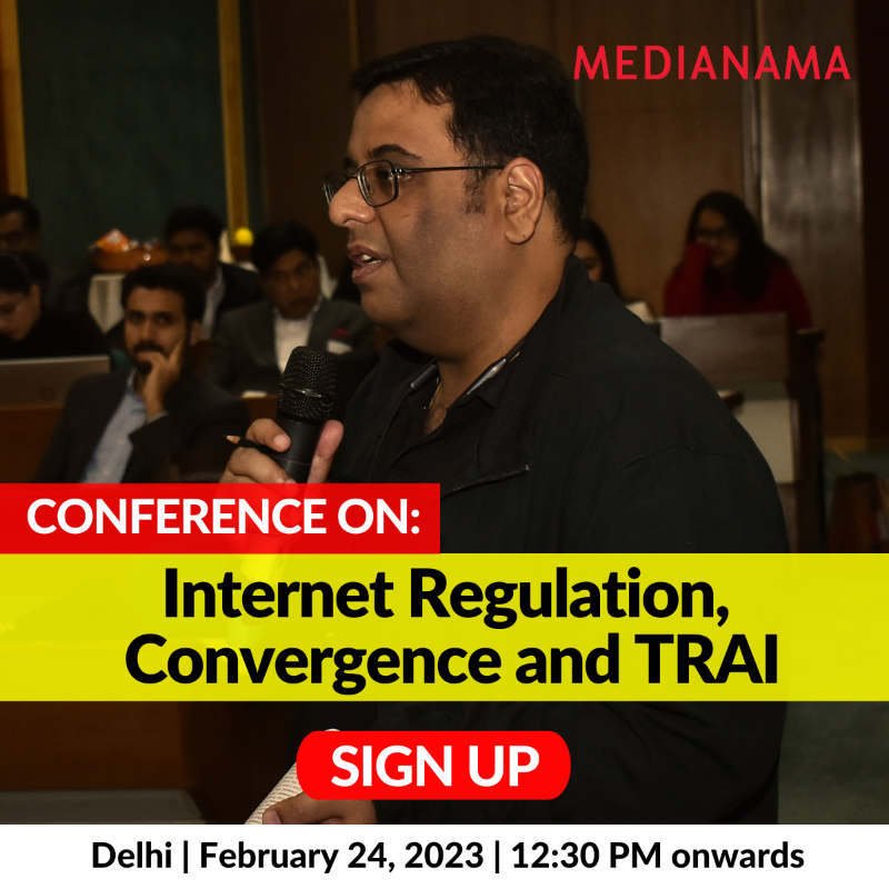 medianama's tweet photo. We're back with another event! Hope to see you soon on Feb 24, 2023.