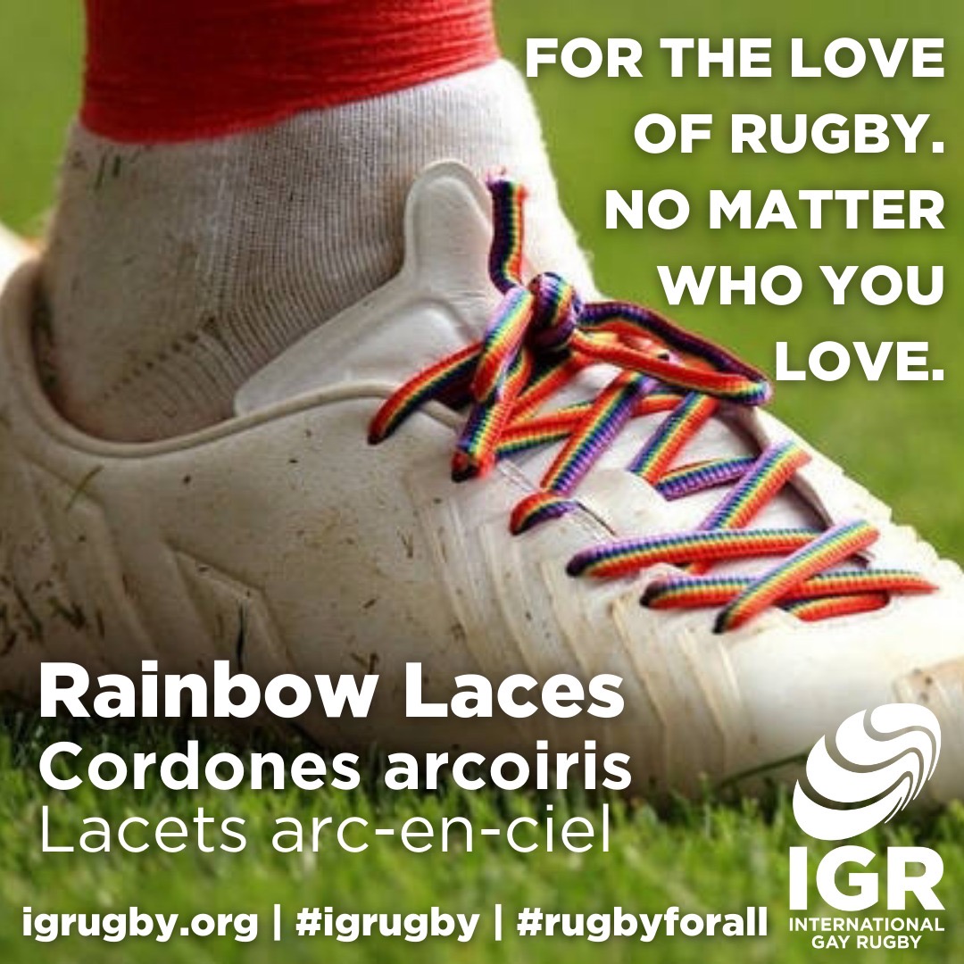 IGR International Gay Rugby on Twitter "IGR SUPPORT THE RAINBOW LACES