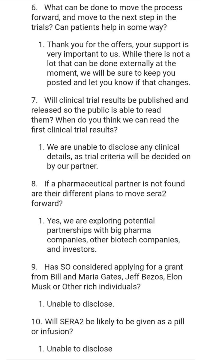 ErSOActivism's tweet photo. Update on #SERA2 (formerly #ErSO) from Facebook group and @LibbyMbc
Expect a paper in April. Still no official word on a partner but there may well be confidential negotiations.
@SystemsOncology https://t.co/twZzXu68mW