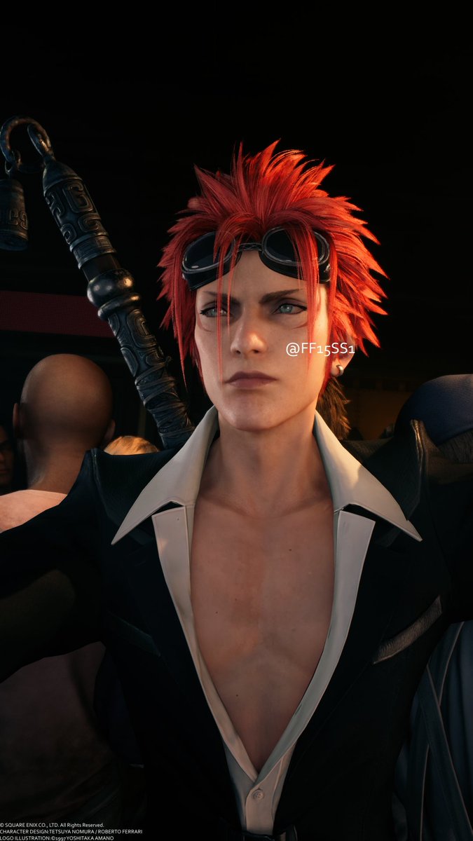FF15SS1's tweet photo. KABE-DON
#FF7R  #ff7rmod #reno #レノ https://t.co/gzALxu23Bb