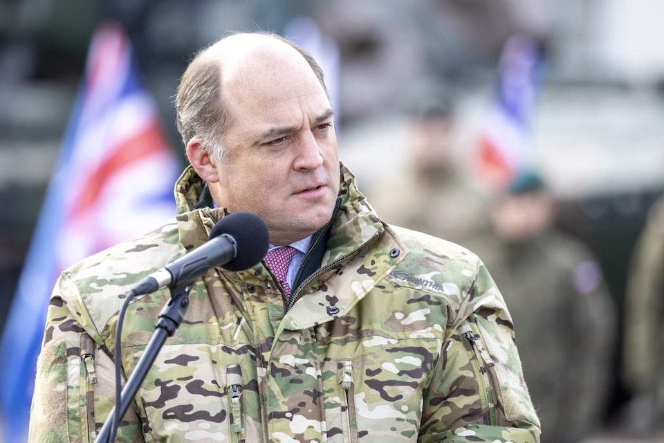 El secretario de Defensa británico, Ben Wallace, ha declarado que el 97% del ejército ruso está en Ucrania en este momento