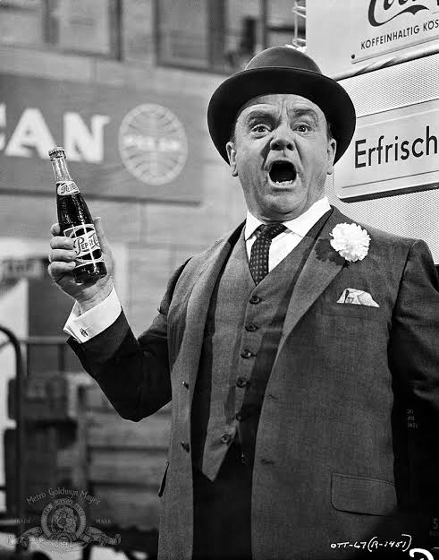 James Cagney as C.R. MacNamara in the satirical movie One, Two, Three (1961), directed by Billy Wilder.

Image courtesy of MGM/United Artists

#JamesCagney