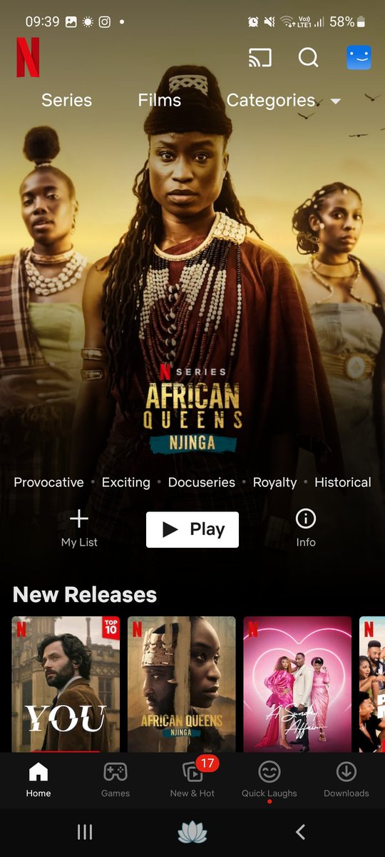 So excited African Queens Njinga is now out on Netflix!! I had a wonderful experience directing this series and can't wait for everyone to discover Queen Njinga's incredible story! #queennjinga #africanqueens
