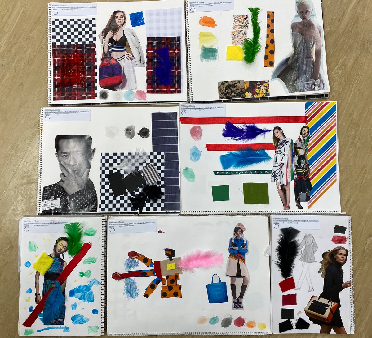 The children in SBCE created mixed media mood boards to show their unique styles and personalities, as part of our fashion topic. @anfield_schhk #InternationalSchoolsHK #HongKongSchools #SEN #KS2art #artsed