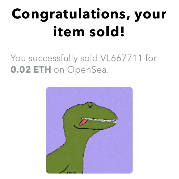 Advertising.
🔥 FLIPPED 🔥
VL667711

0.008 TO 0.02 $ETH

Congrats to <a href="/indoryptofc/">Indorypto | Polygon</a> and thank you to the new owner <a href="/StielHugh/">HughStiel/RoyalFrenchmenHotel Bar Gallery & Events</a> 🫶

This sale will support <a href="/lobsterpixels/">Lobsters Universe 🦞 Mental Health Matters</a> mental health projects too! ❤️

#NFTCommunity #nftart #Polygon