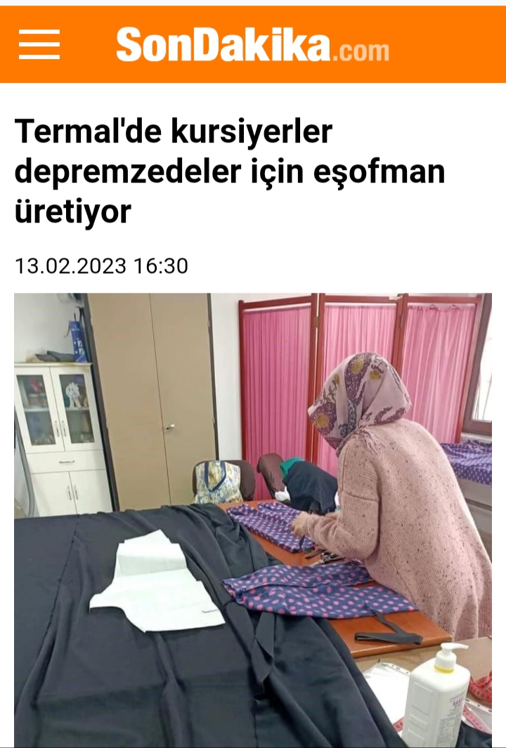 Deprem bölgesine yaptığı yardımlarla büyük takdir toplayan İlçemiz Halk Eğitimi Merkezi ulusal basında yer aldı. Halk Eğitimi Merkezi yönetiminin bu çalışmalarını tebrik ediyor, başarılarının devamını diliyoruz.