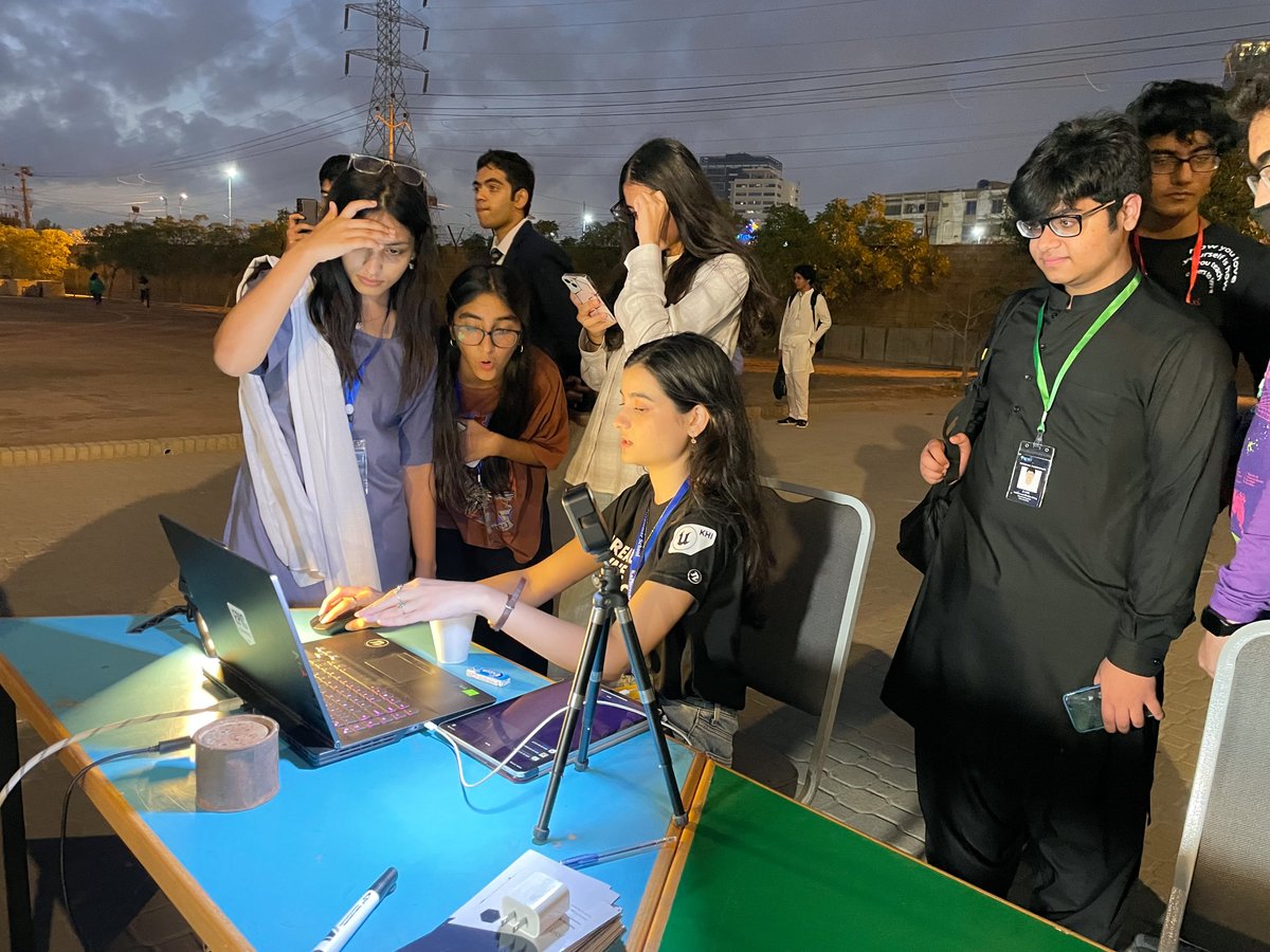 RForgeAsia's tweet photo. Our team had the opportunity to engage with the students of Karachi Grammar School at the Karachi Grammar School Olympiad, where we gave a demonstration of #Photogrammetry and introduced the expanding impact of #UnrealEngine in Pakistan.

#madewithue #madewithunrealengine #UE5 https://t.co/RdWG8v7QCI