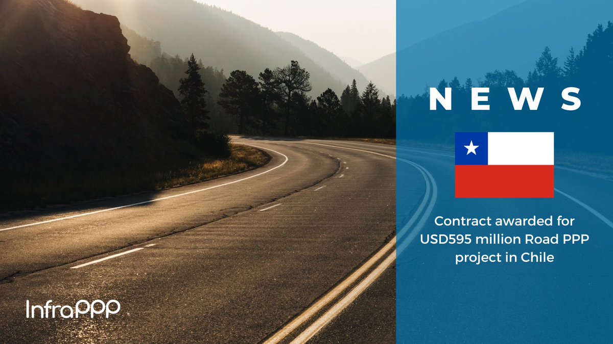 InfraPPP by Aninver (@infrappp) on Twitter photo InfraPPP offers easy access to a wide range of Infrastructure #PPP projects. Check out this one:
<a href="/mop_chile/">Ministerio de Obras Públicas🇨🇱</a> has announced that China Railway Construction Co., Ltd. was awarded Route 5 Chillán-Collipulli section second concession.
Find more details here: infrapppworld.com/news/contract-… InfraPPP offers easy access to a wide range of Infrastructure #PPP projects. Check out this one:
<a href="/mop_chile/">Ministerio de Obras Públicas🇨🇱</a> has announced that China Railway Construction Co., Ltd. was awarded Route 5 Chillán-Collipulli section second concession.
Find more details here: infrapppworld.com/news/contract-…