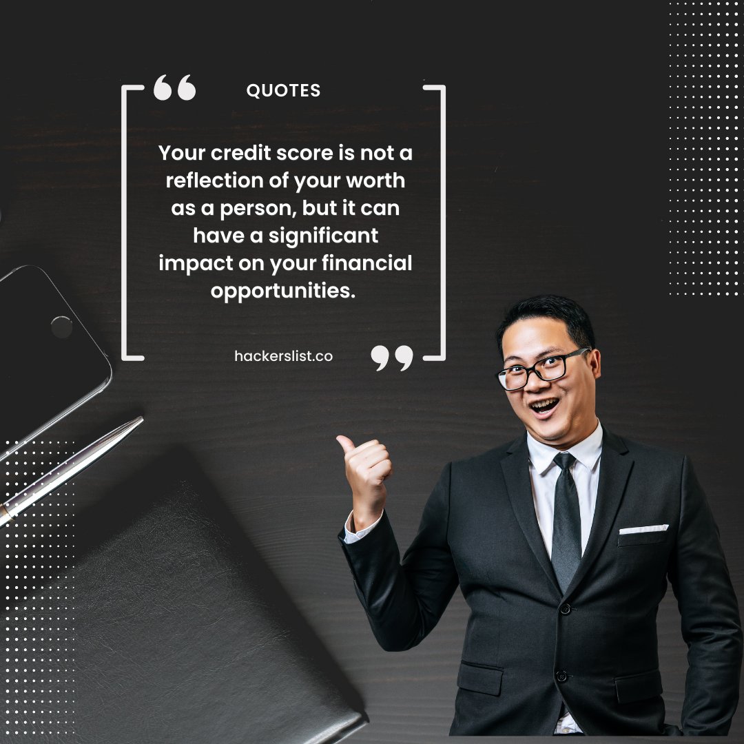 Middlet1J's tweet photo. Credit Score Quotes.
Your credit score is not a reflection of your worth as a person, but it can have a significant impact on your financial opportunities.
#creditscore #credit #score #quotes #quote #worth #impact #opportunities #opportunity #significantimpact #mirrorpic https://t.co/IaJLLbfGfG