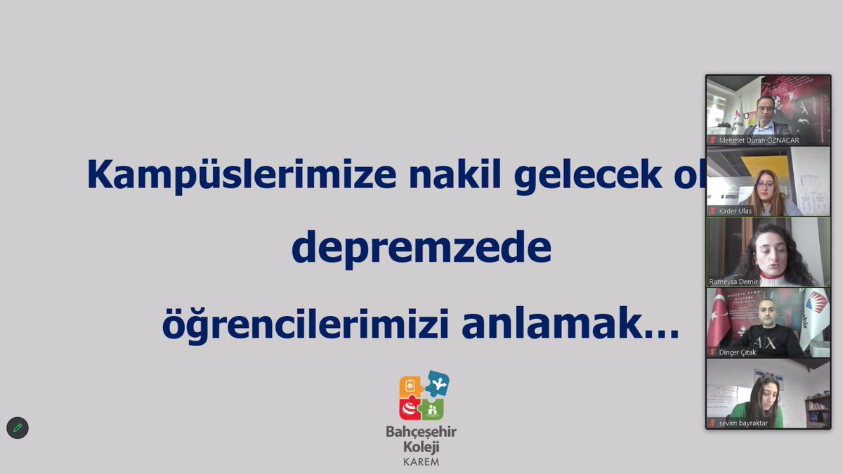 BK Ömerli Kampüsü “Psikososyal Müdahale Kurulu” alan uzmanlarımız kurulda alınan eylem adımlarından ilk adımı için Kampüsümüz öğretmenleri ile biraraya geldi.”Travmatize Olmuş Öğrencilerle İlk Ders”, “Zorlu Yaşam Olayları Sırasında Öğretmen Olmak” seminerini tamamladık.
