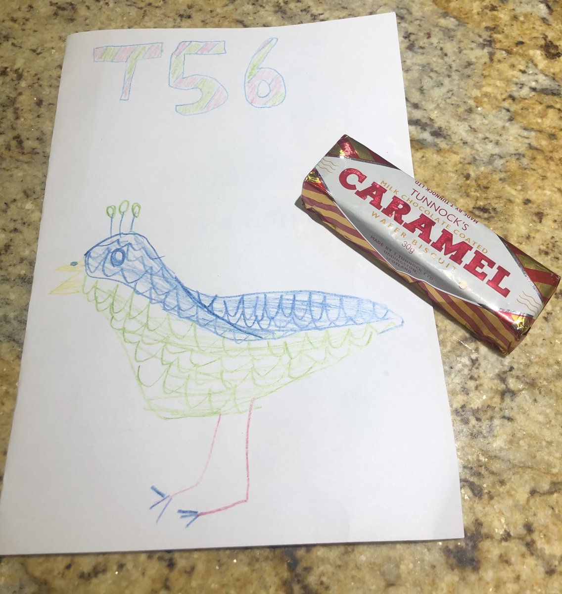 A lovely homemade thank you note and a treat from one of our guests at #WoodfordBridge 🦚🍫 #Thankyou #gift #OneTeam #WBCC